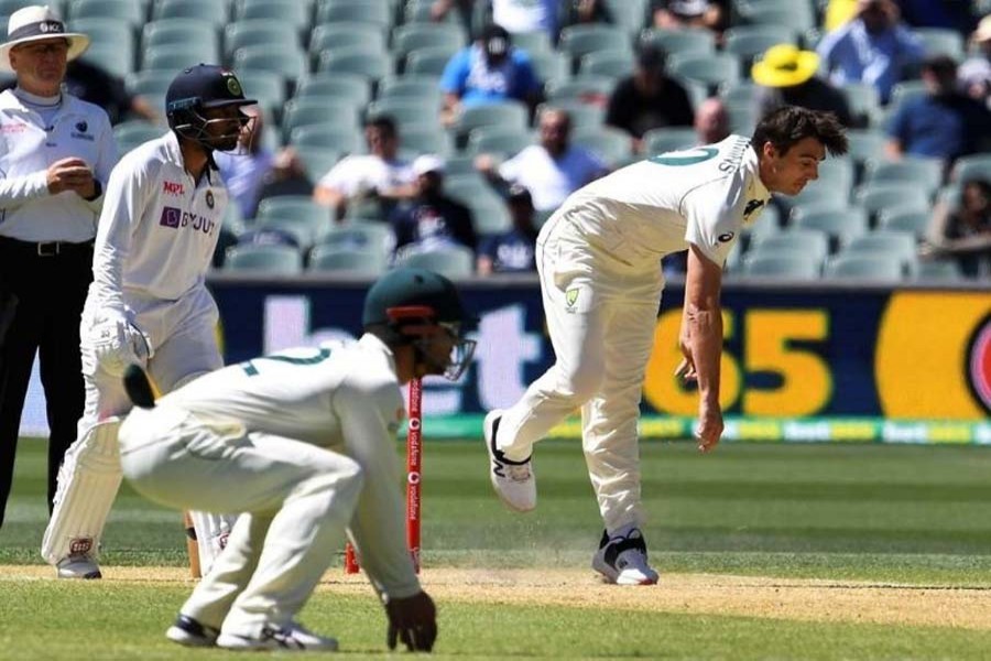 India dismisses Australia for 294, needs 328 to win fourth Test