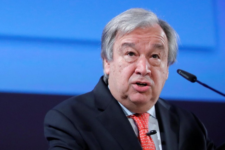 File photo of UN Secretary-General Antonio Guterres