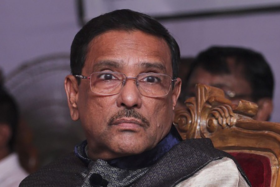 Govt to deal with BNP's evil acts in an iron hand, Obaidul Quader says