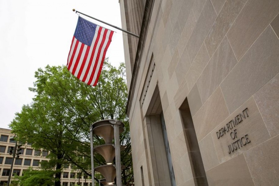 A general view of the Department of Justice building in Washington, US on April 18, 2019 — Reuters/Files