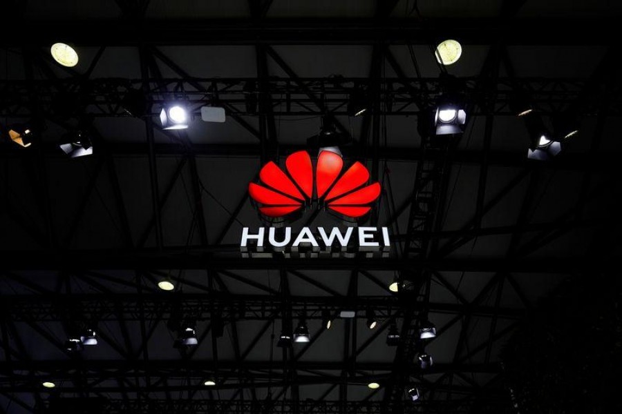 A Huawei logo is seen at the Mobile World Congress (MWC) in Shanghai, China, February 23, 2021 —Reuters/Files