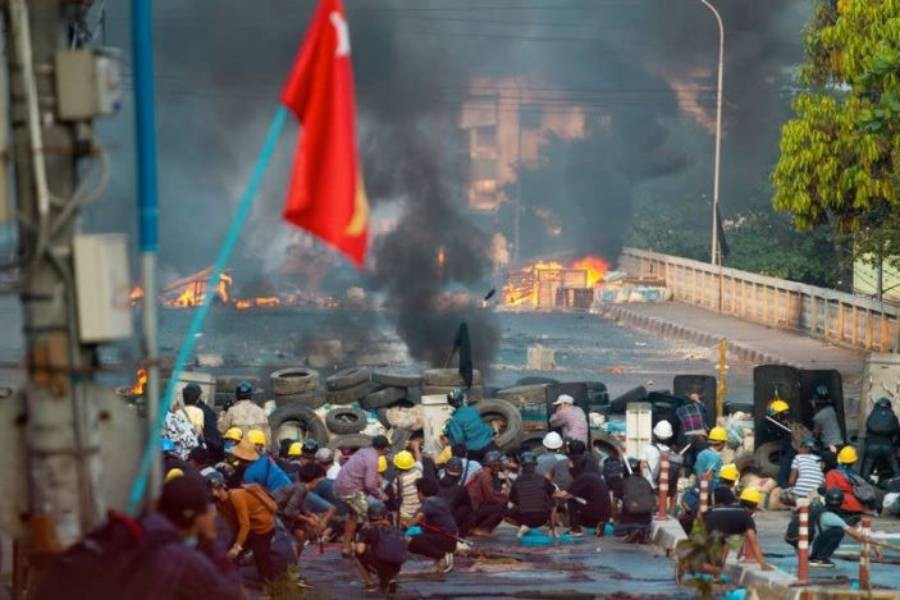 Myanmar security forces kill eight protesters