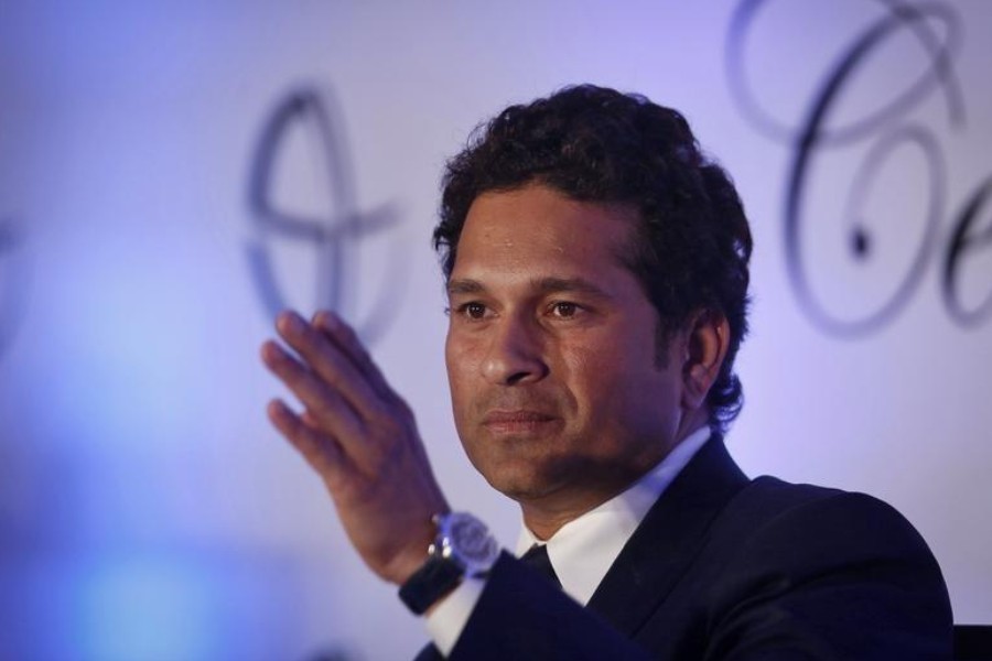 Sachin Tendulkar seen in this undated photo