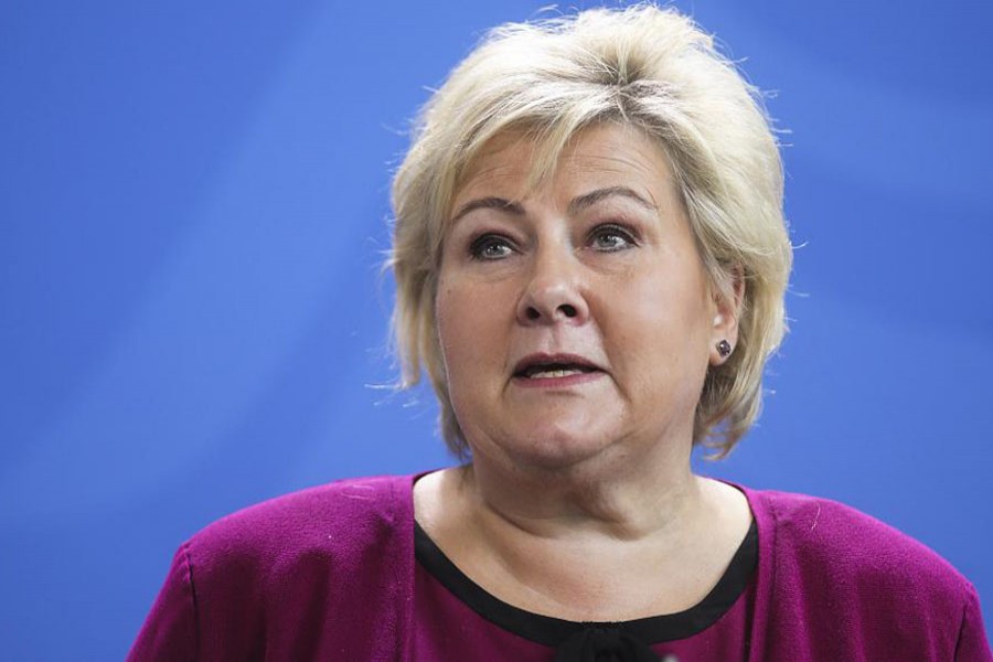 Police fine Norway prime minister over virus rules violation