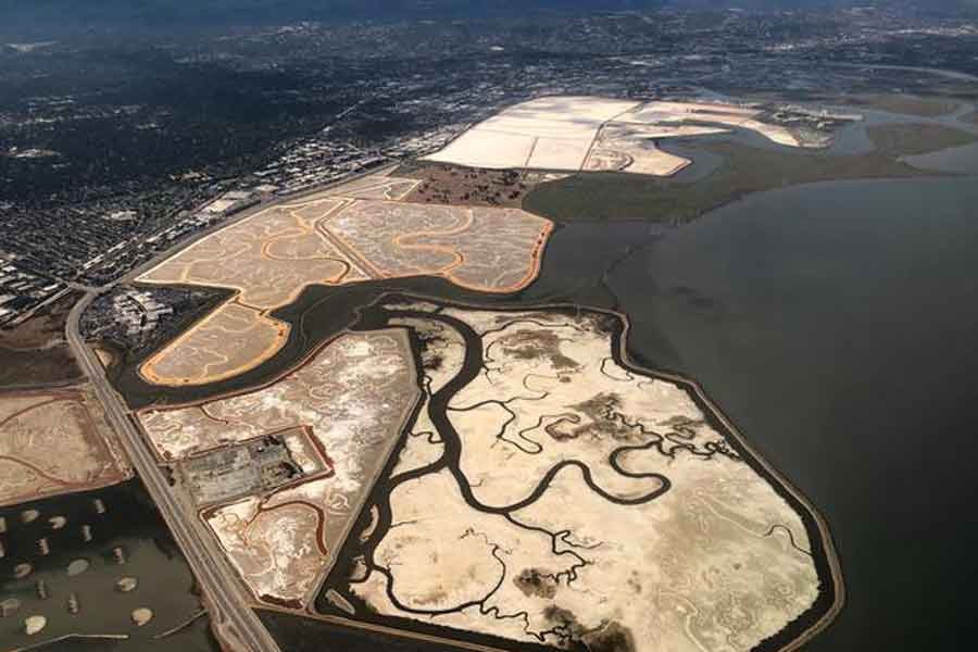 The Facebook headquarters in Menlo Park in US