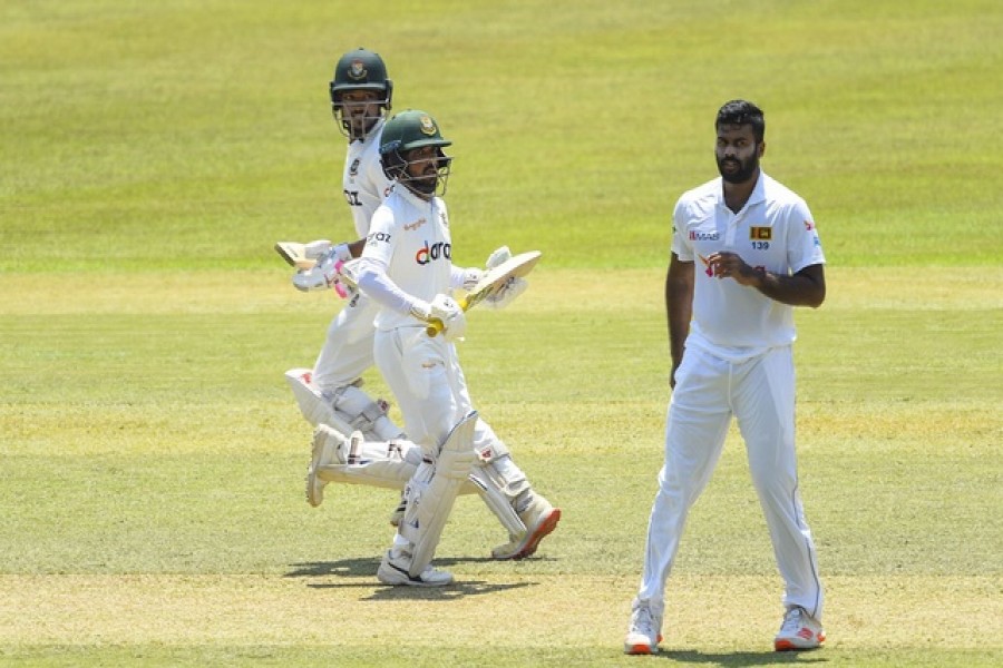 Mominul hits 11th Test ton, Shanto reaches 150