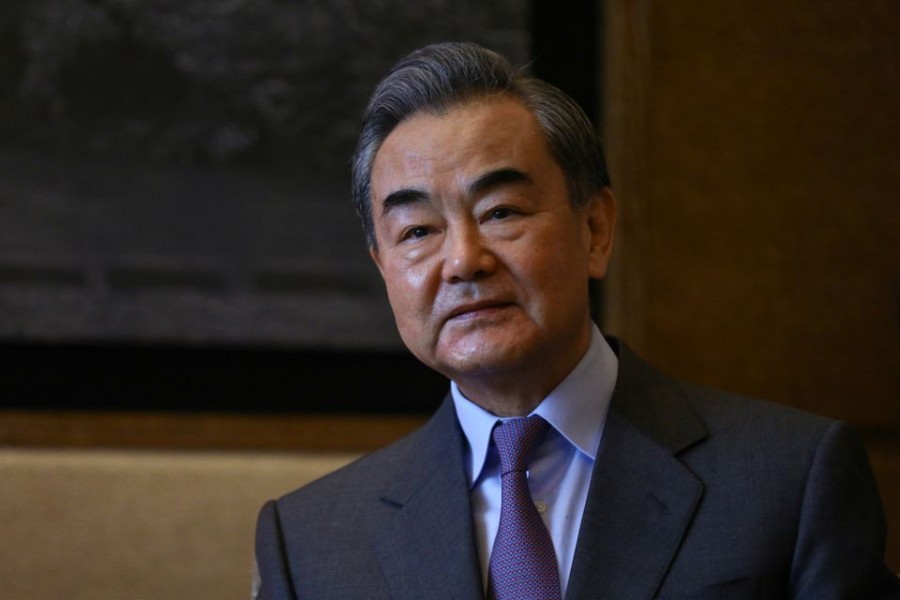 China's State Councilor and Foreign Minister Wang Yi seen in this undated Reuters photo