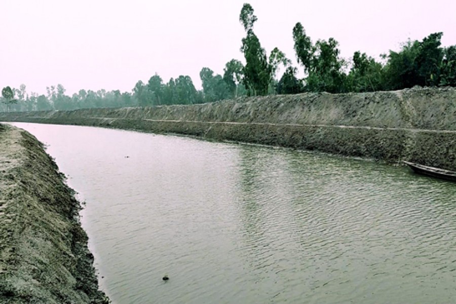 Tk 2.5b surface water conservation project progressing in Rangpur