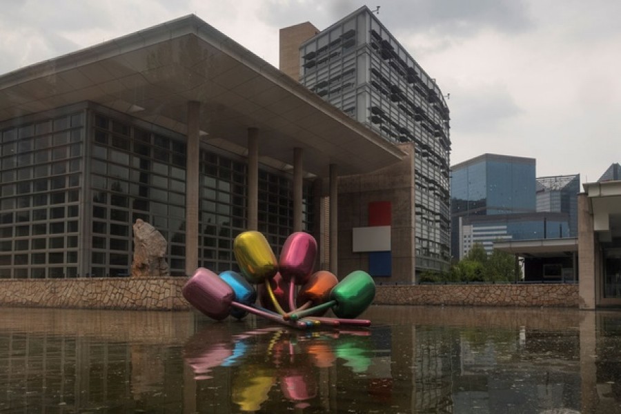 A general view shows the buildings of the US Embassy in Beijing, China, April 21, 2021 — Reuters