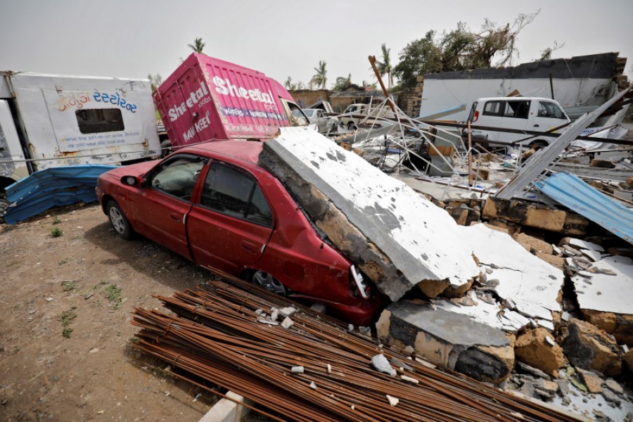 Aftermath of Cyclone Tauktae in Una, India — Reuters photo