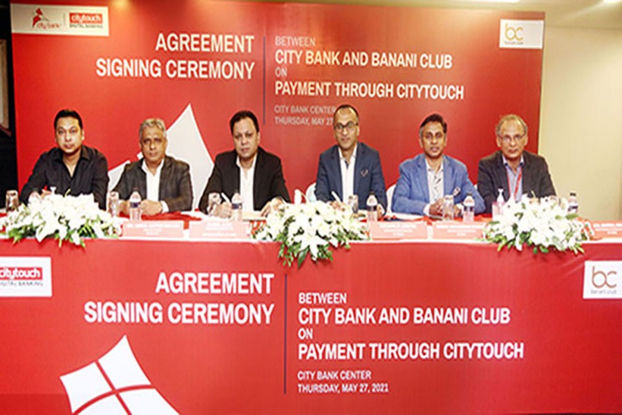 City Bank signs agreement with Banani Club