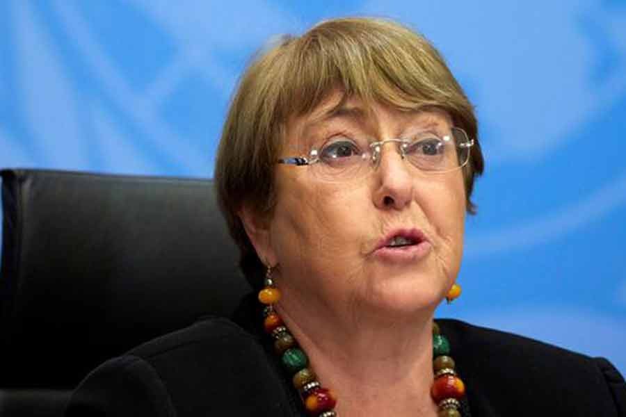 Michelle Bachelet, the UN high commissioner for human rights