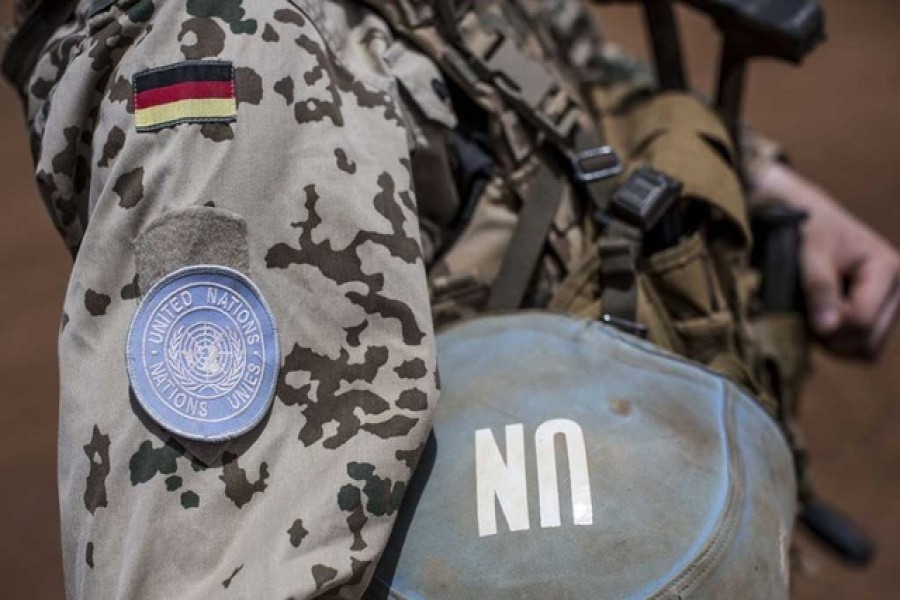 A German soldier from the UN contingent MINUSMA in Gao, Mali, April 5, 2016 —Reuters/Michael Kappeler/Pool