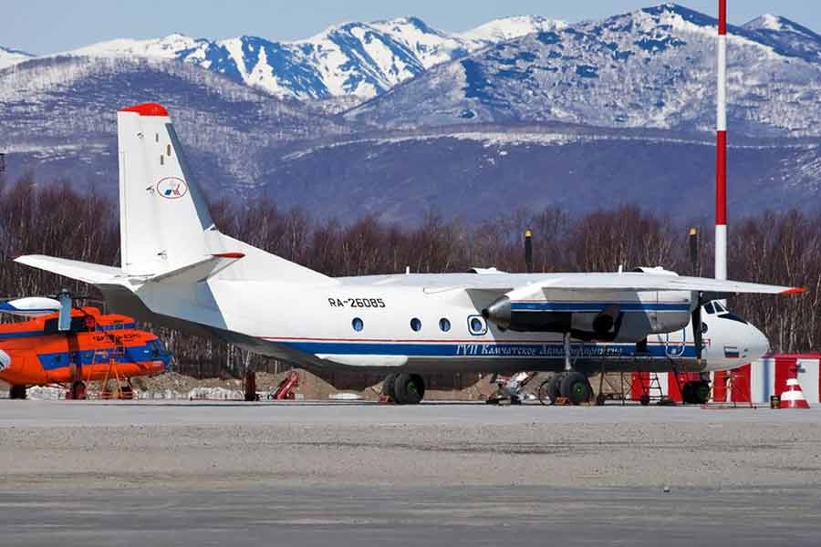 Russian An-26 plane with the tail number RA-26085 is seen in Petropavlovsk-Kamchatsky in Russia -Reuters photo