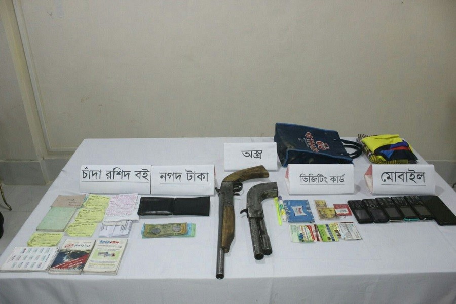 Army detains four armed extortionist from Khagrachhari