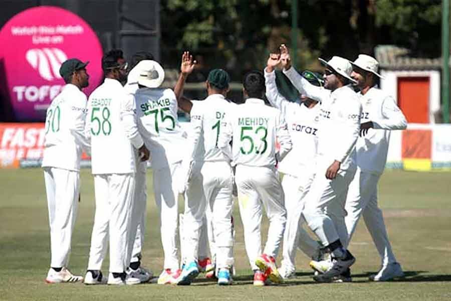 Bangladesh clinch majestic 220-run Test victory against Zimbabwe