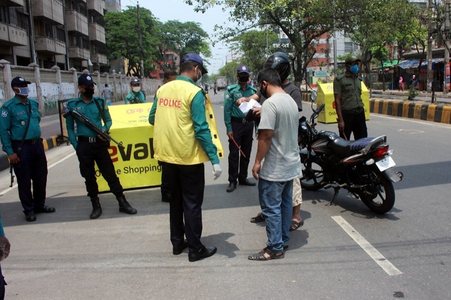 241 arrested in Dhaka on day 17 for breaching lockdown rules