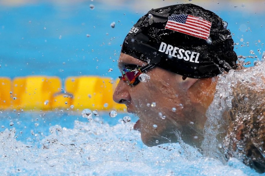 Caeleb Dressel of the United States seen in action during the Tokyo Olympics — Reuters/Files