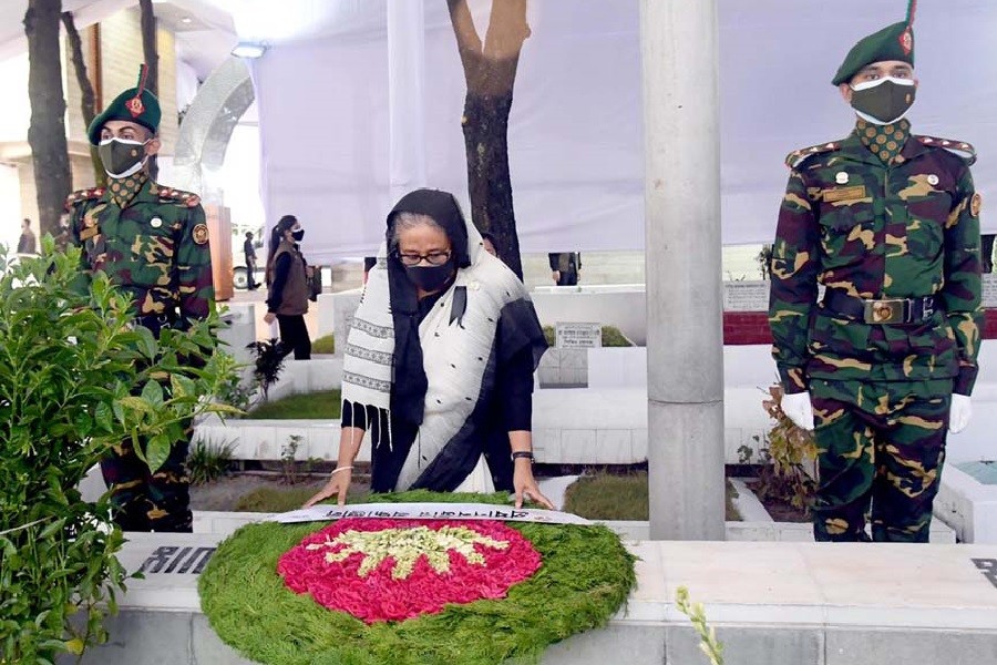 PM pays tributes to Bangabandhu on his 46th martyrdom anniversary