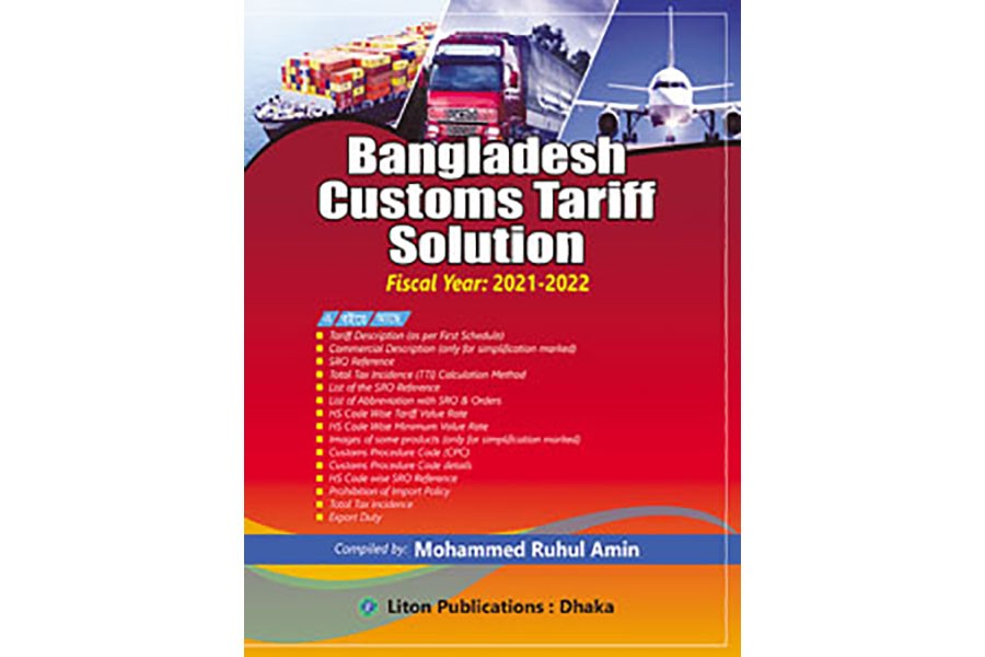 Handbook on customs tariff