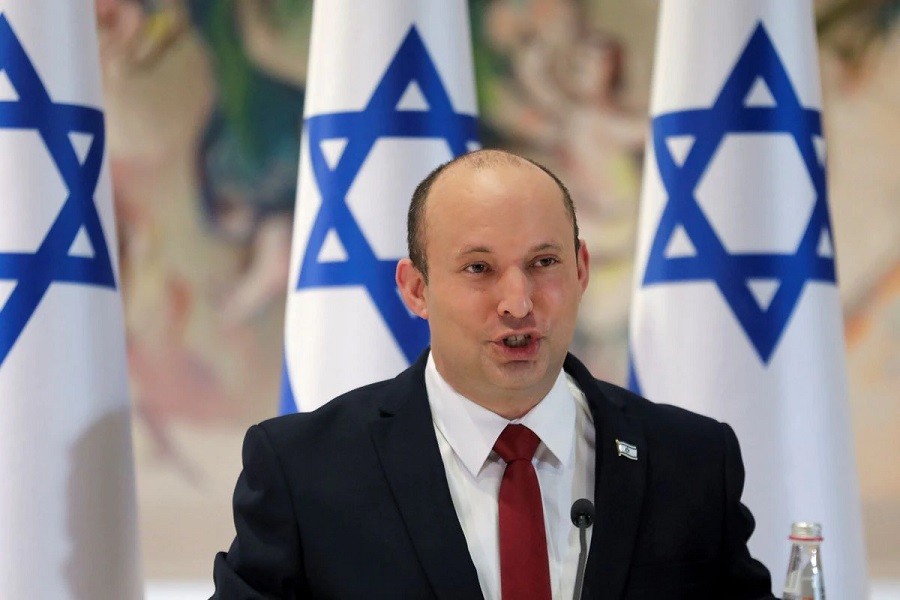 Israeli Prime Minister Naftali Bennett chairs the weekly cabinet meeting in Jerusalem July 19, 2021 — Gil Cohen-Magen/Pool via Reuters/File Photo