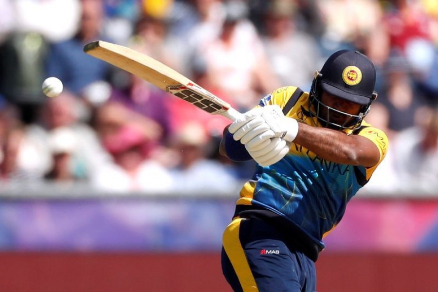 Cricket - ICC Cricket World Cup - Sri Lanka v West Indies - Emirates Riverside, Chester-Le-Street, Britain - July 1, 2019 Sri Lanka's Kusal Perera in action Action Images via Reuters/Lee Smith