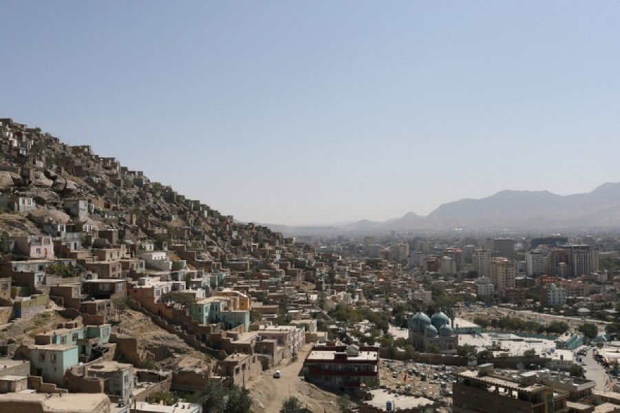 A general view of the city of Kabul, Afghanistan, September 5, 2021. WANA via REUTERS