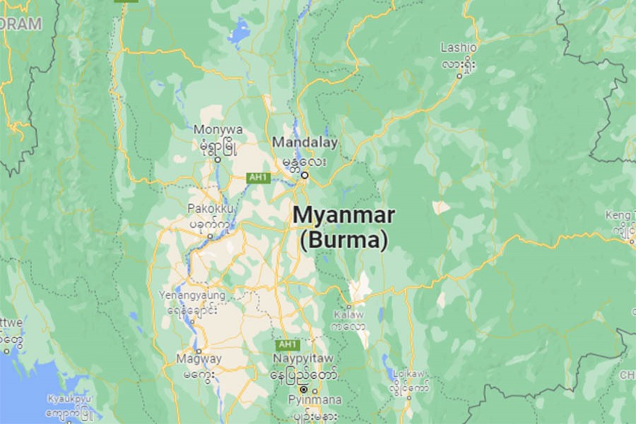 Two killed in bomb blast in central Myanmar