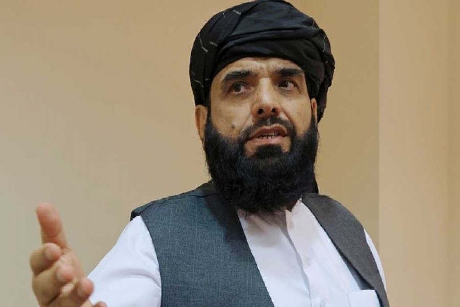 Taliban spokesman Suhail Shaheen leaves after a news conference in Moscow, Russia July 9, 2021. REUTERS