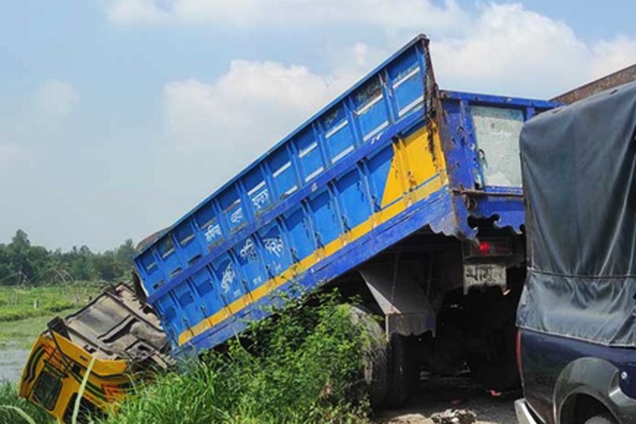 Three killed in Tangail road accident