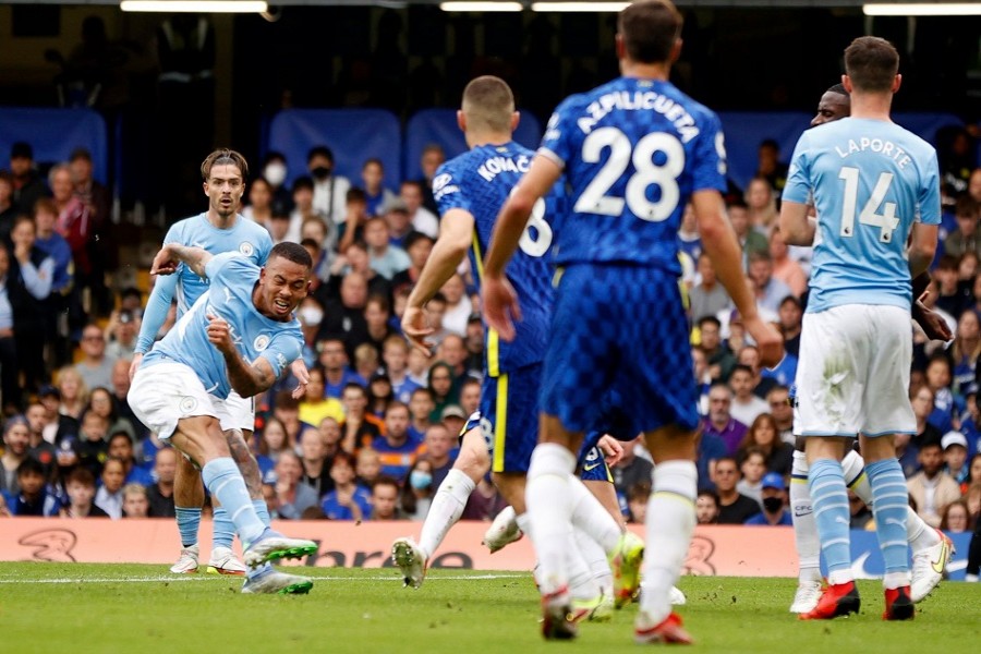 Jesus scores, Manchester City win against Chelsea