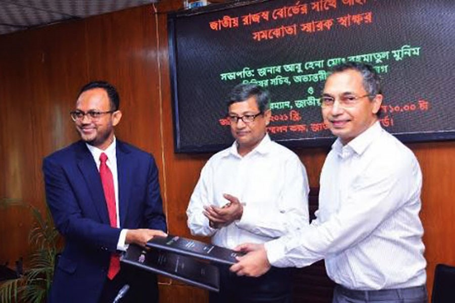 NBR inks MoU with ICAB to verify audited financial reports