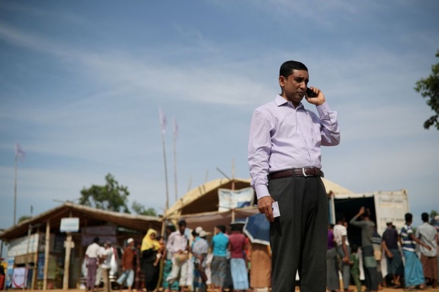 Rohingya leader Mohib Ullah — Reuters