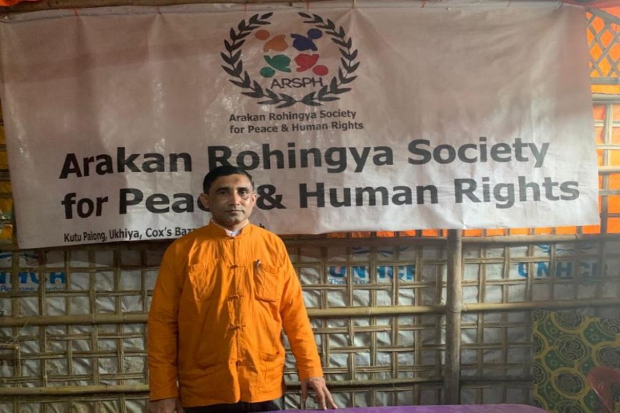 - Mohib Ullah, Rohingya community leader was shot dead in Bangladesh on September 29. Photo credit: Human Rights Watch