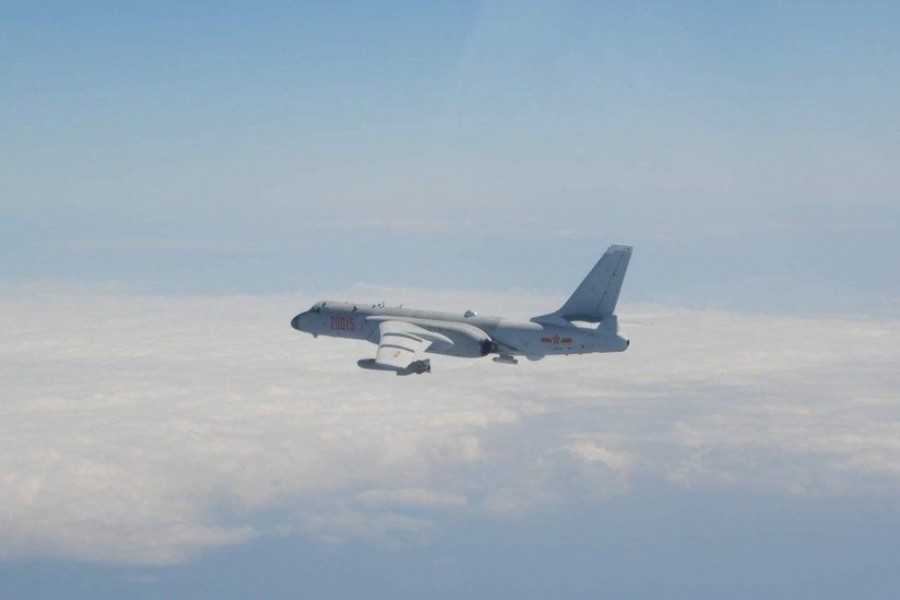 China has displayed its air superiority by sending scores of planes in the area recently - EPA photo