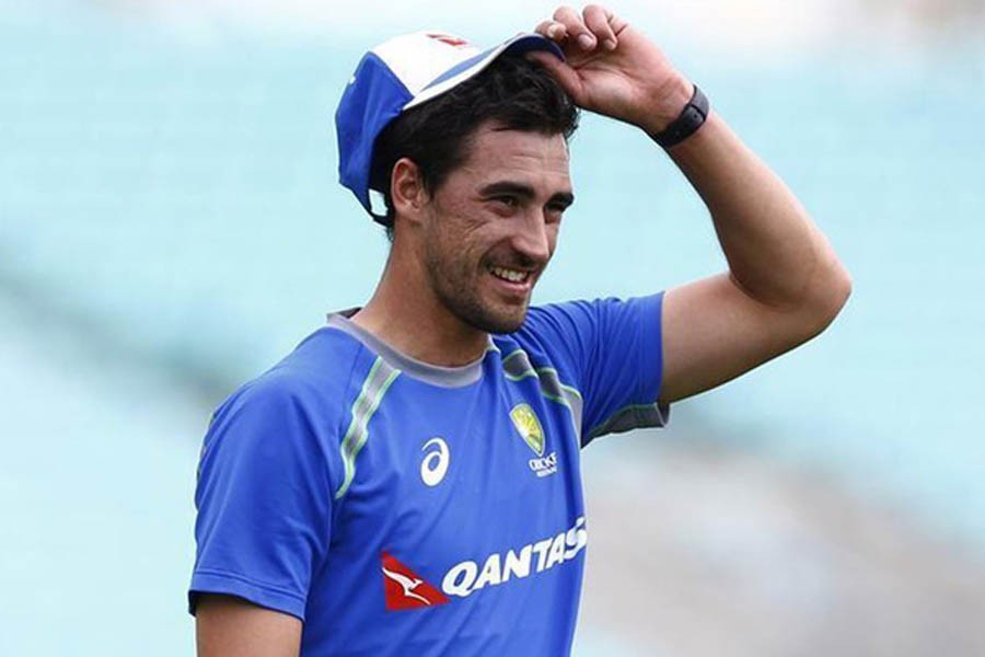 Britain Cricket - Australia Nets - The Oval - June 4, 2017 Australia's Mitchell Starc during nets Action Images via Reuters / Peter Cziborra