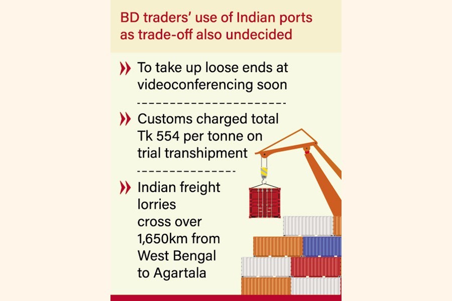 Dhaka’s no to further cut in customs charges on Indian transhipment