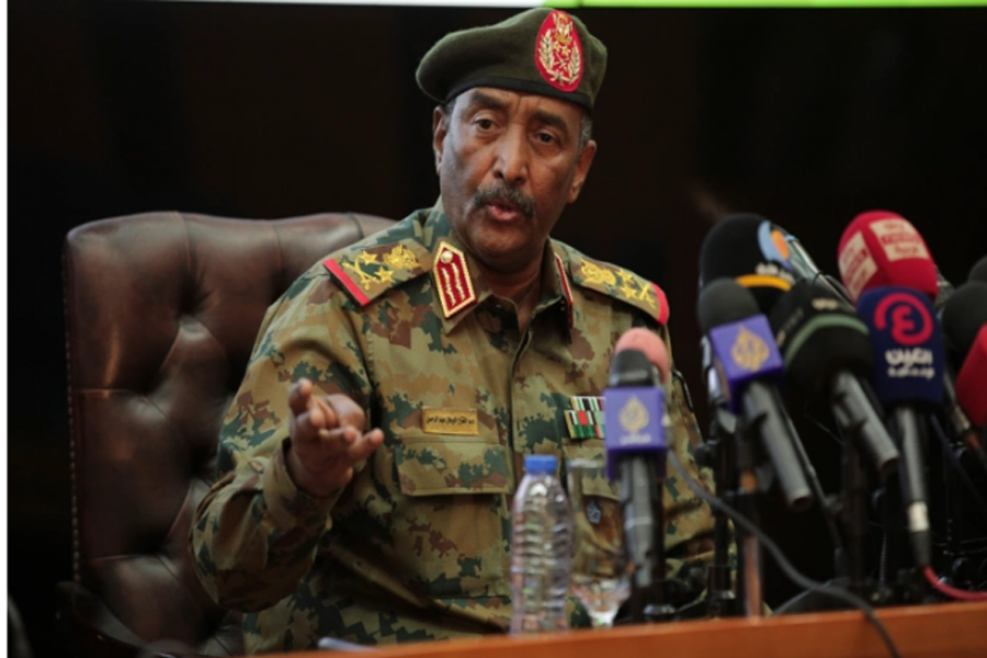 -- General Abdel Fattah al-Burhan on Monday dissolved the transitional government and the Sovereign Council [File: Marwan Ali/AP Photo]