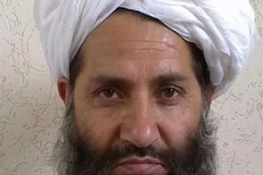 Taliban leader Mullah Haibatullah Akhundzada is seen in an undated photograph, posted on a Taliban Twitter feed on May 25, 2016, and identified separately by several Taliban officials, who declined to be named — Social Media/File Photo