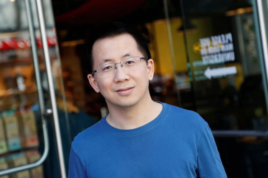 Zhang Yiming, founder and global CEO of ByteDance, poses in Palo Alto, California, US, March 4, 2020. REUTERS/Shannon Stapleton