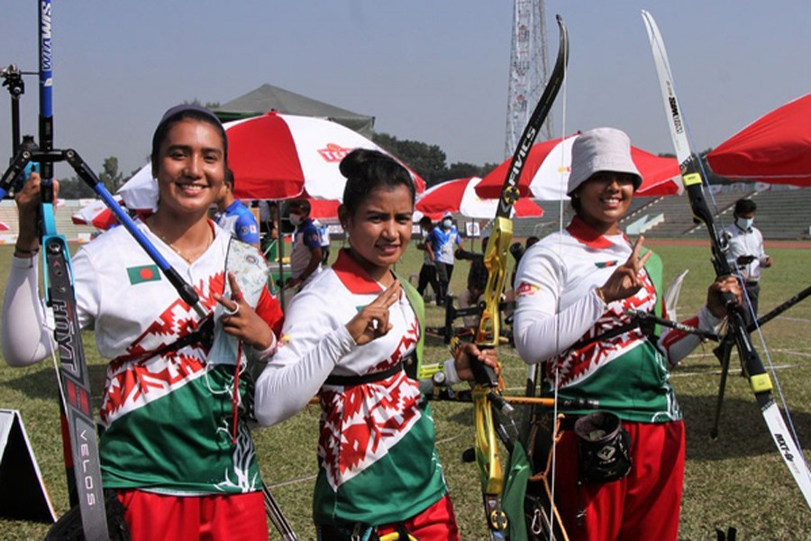 Bangladesh Women's Recurve team