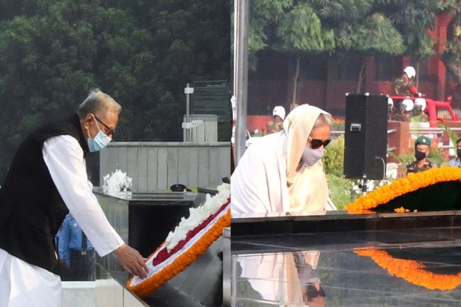 President, PM pay homage to armed forces martyrs