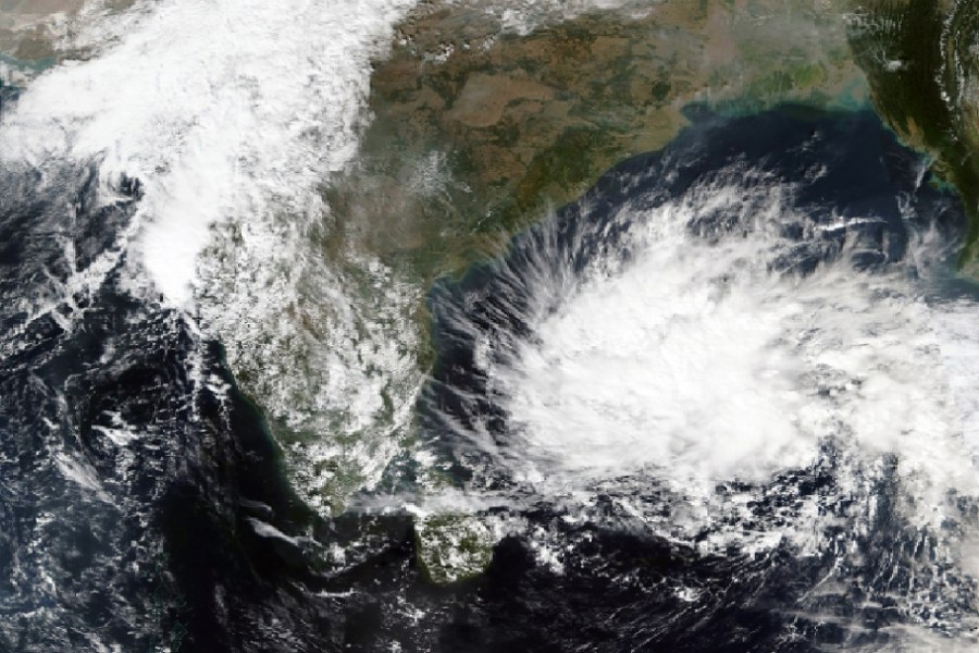 Deep depression in Bay of Bengal intensifies into cyclonic storm JAWAD