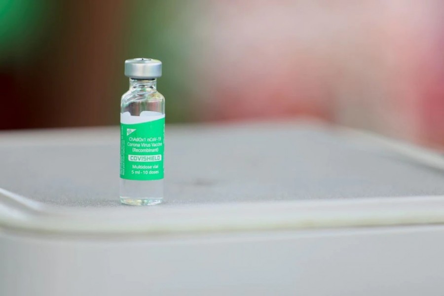 A vial with the Oxford/AstraZeneca coronavirus disease (COVID-19) vaccine is seen at the National hospital in Abuja, Nigeria on March 5, 2021 — Reuters/Files