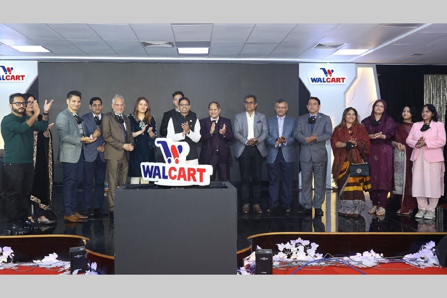 State Minister for Information and Communication Technology Zunaid Ahmed Palak inaugurated the e-commerce platform Walcart in a programme at the Walton Corporate Office in the capital on Sunday