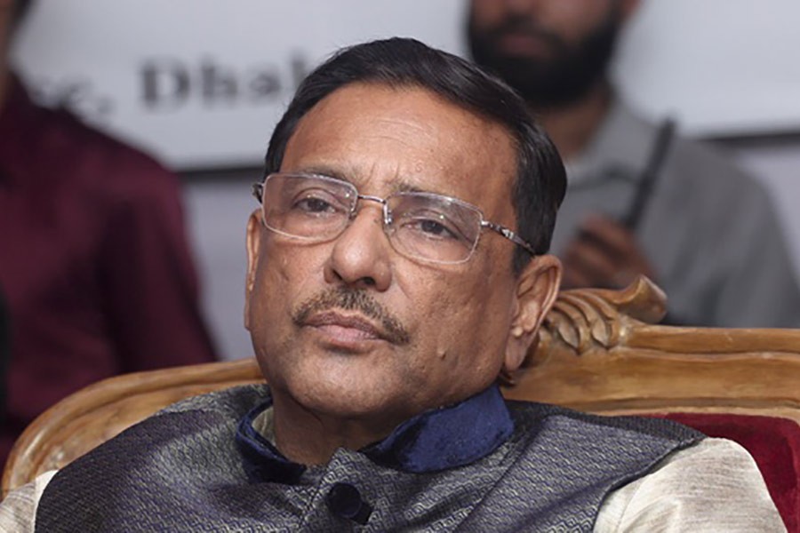 Obaidul Quader urges BNP to return to a healthy track of politics