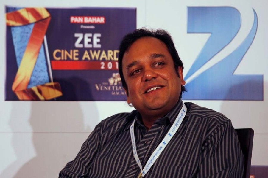 Punit Goenka, CEO and managing director of Zee Entertainment Enterprises, attends a news conference before the Zee Cine Awards in Macau January 21, 2012. REUTERS/Bobby Yip