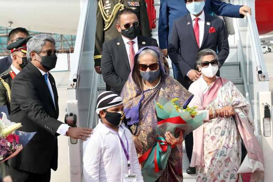 Prime minister reaches Maldives