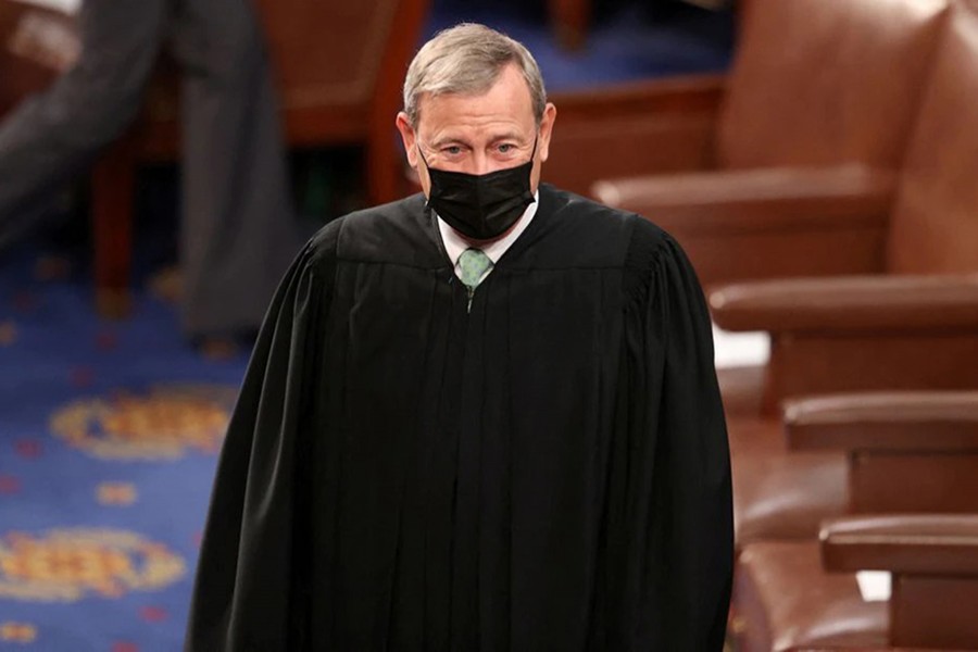 US Supreme Court Chief Justice John Roberts is seen in this undated Reuters photo