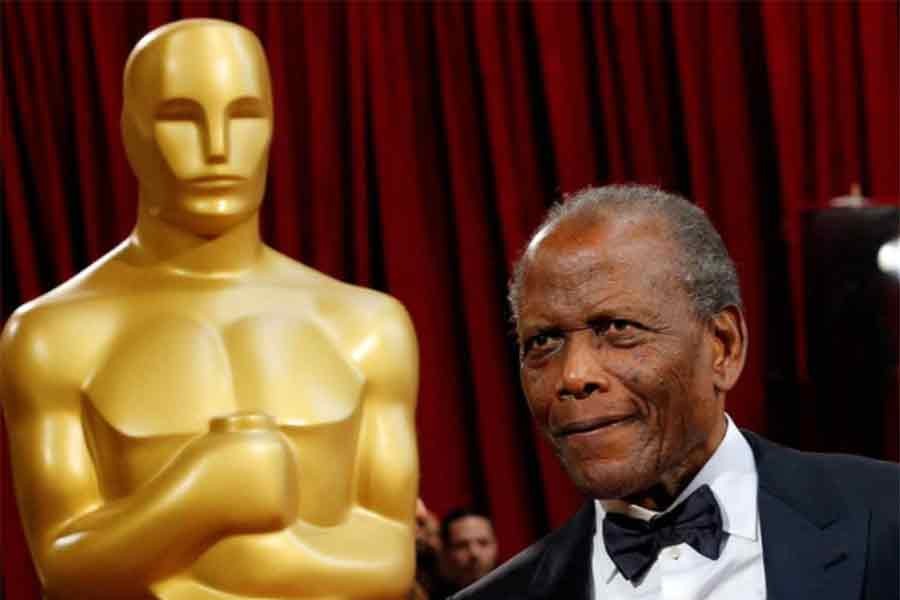 Presenter and actor Sidney Poitier at the 86th Academy Awards in Hollywood on March 2 in 2014 –Reuters file photo